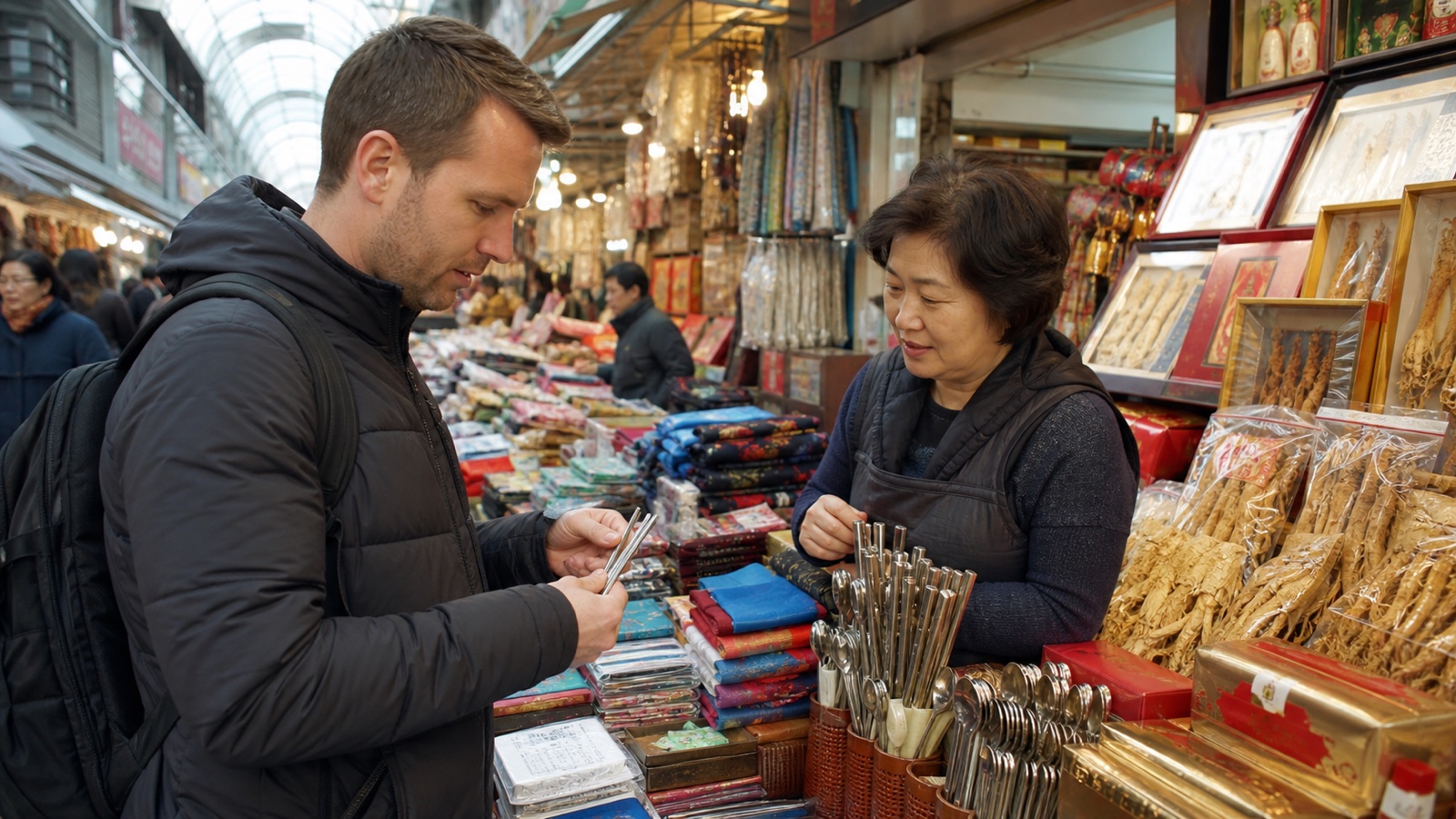 Namdaemun Market shopping guide for practical Korean souvenirs